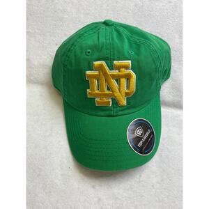 NWT‎ Notre Dame Fighting Irish Crew Adjustable Hat - Green